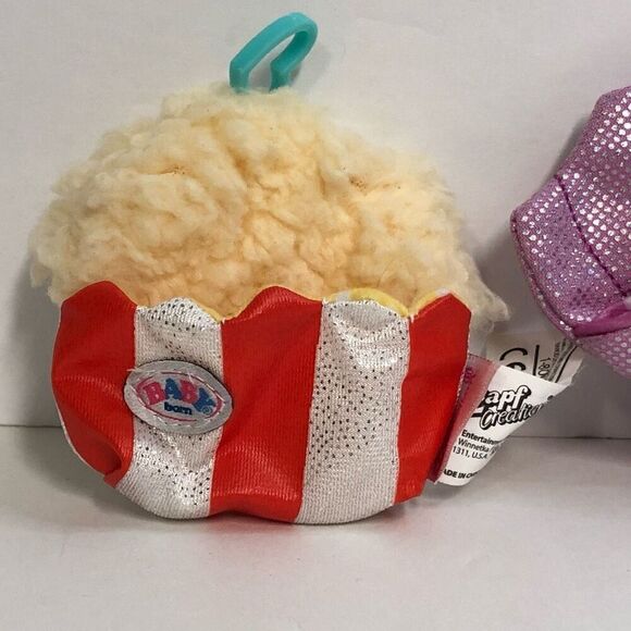 baby born surprise zapf creation mini pouch clip popcorn and mermaid seashell - Picture 2 of 9